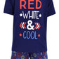Unique Baby Boys Red, White & Cool 2 Piece 4Th Of July Outfit (4T)
