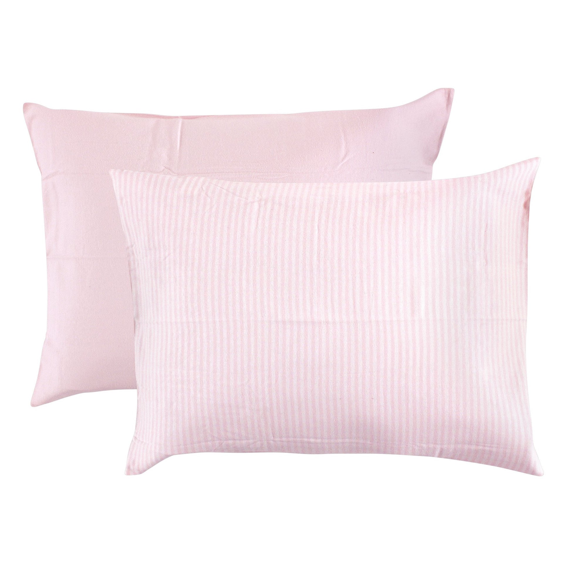 Touched By Nature Unisex Baby And Toddler Organic Cotton Toddler Pillowcase, Barely Pink, One Size