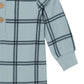 Gerber Modern Moments Baby Boys' Henley Romper, Plaid, 18 Months