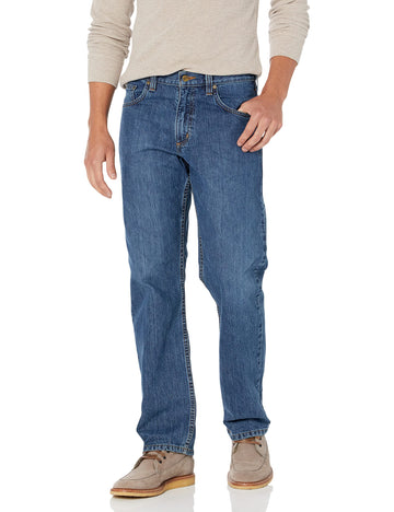 Carhartt Mens Big  Tall Relaxed Fit 5-Pocket Jean, Bay, 50 X 32