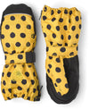 Hestra Baby Zip Long Mitten I Waterproof, Insulated Mittens For Babies And Toddlers For Playing In The Snow - Mustard Print - 2