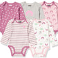 Amazon Essentials Disney | Marvel | Star Wars | Princess Baby Girls' Long-Sleeve Bodysuits, Pack Of 5, Star Wars Tiny Rebel, New
