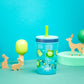 Zak Designs Kelso 15 Oz Tumbler 2Pc Set, (Campout) Non-Bpa Leak-Proof Screw-On Lid With Straw Made Of Durable Plastic And Silico