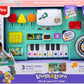 Fisher-Price Baby & Toddler Toy Laugh & Learn Mix & Learn DJ Table with Music Lights & Activities for Developmental Play Infants