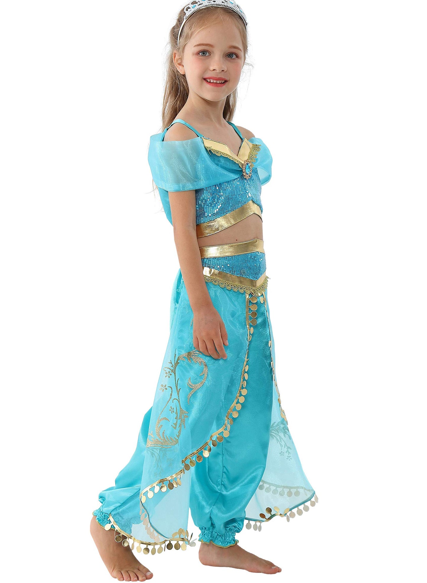 Dressy Daisy Girls Princess Dress Up Costumes Halloween Party Fancy Dress Size 14, Style A