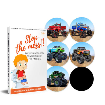Potty Training Seat Magic Sticker Monster Truck Toddler Potty Training Toilet Color Changing Sticker 5Pack Toilet Targets With F