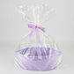 JUNBOLE Baby Gifts Basket Empty with Gifts Bag and Ribbon13?10?5?Cute Gifts Basket to Fill Easter Basket Birthday Basket Small W