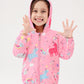 Feidoog Kids Baby Toddler Girls Cartoon Spring Fall Outerwear Windbreaker Zipper Hooded Jackets Coat,Rainbow,2-3T
