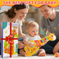Marstone Toys for 1 2 Year Old Boy and Girl Birthday Gift: Baby Musical Guitar Piano Toys 12-18 Month with Animal Sound and Ligh