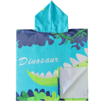 Novforth Kids Beach Towel For Boys Girls, Hooded Bath Towel Wrap, Toddler Pool Towel With Hood