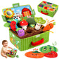 FREYBLI Baby Toys 6-12 Months - Soft Vegetable Garden Plant Plush Toy - 6 Month Old Developmental Toys Gifts, Montessori Sensory
