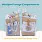 Cradle Star Hanging Diaper Caddy - Baby Shower Gifts Diaper Organizer For Changing Table - Hold 50+ Diapers - Nursery Baby Essen