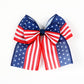 7inch Baby Girl's American flag hair bow,Hair Accessories for 4th of July(F9) (10)