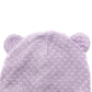 Duoyeree Kids Baby Hat Soft Warm Cable Knit Beanie Toddler Girl Fall Winter Hats(Purple,6-12 Months)
