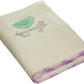 Pam Grace Creations Towel Set, My Baby Lovebird, Green/Pink/White