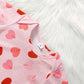 Infant Newborn Baby Girls Floral Sleep Gown Headband Sleepwear Romper Sleeping Bags Outfits (0-3 Months,Heart Lollipop)