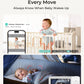 Dr.Care Vistaview Lite Rb Smart Wifi Baby Monitor - 4    720P Split Screen & 1080P Camera App Control, Motion Alerts, 2500Mah Re
