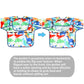 Pandaear (3 Pack Long Sleeve Bibs| Waterproof Full Sleeve Bib For Baby Infant Toddler 6-36 Months (Dinosaur)