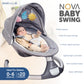 Nova Baby Swing For Newborns - Electric Motorized Infant Swing, Bluetooth Music, 10 Preset Melodies, Remote (2024 Model) - Jool
