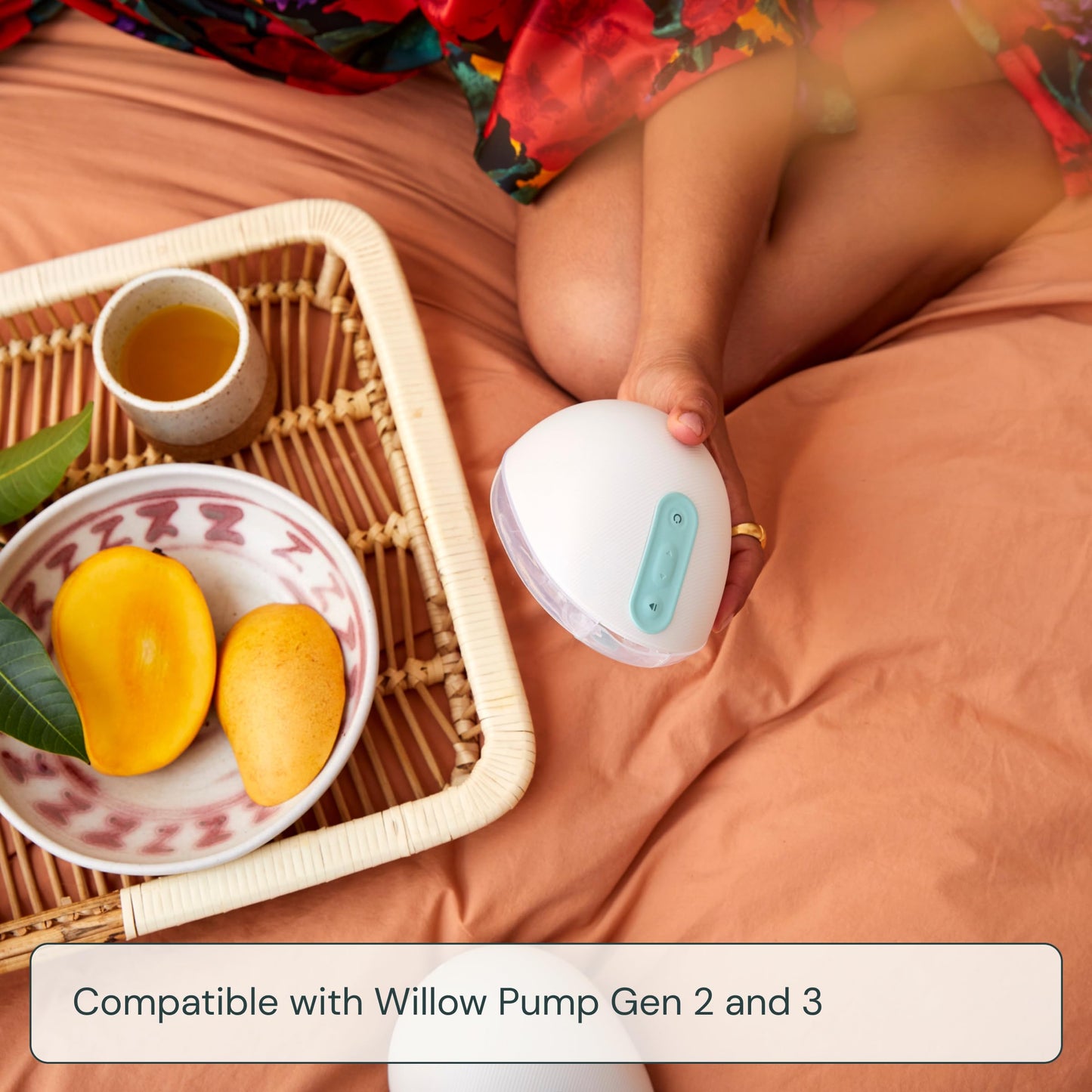 Willow 360 Reusable Breast Milk Containers 2-Count - 21Mm Flange - Holds 4 Oz. Per Container - Breastfeeding Essential For The W
