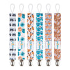 Babygoal Animal Pacifier Clips, 6 Pack Pacifier Holder For Boys And Girls Fits Most Pacifier Styles &Teething Toys And Pacifier