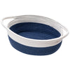 UBBCARE Small Woven Basket for Gifts, Cotton Rope Storage Baskets for Shelf, Gift Baskets Empty with Handle, Dog Toy Baskets for