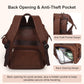 Rosegin Premium Vegan Leather Diaper Bag Backpack With Waterproof Changing Pad - Reinforced Stitching & Zippers, Baby Bag For Bo