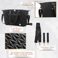 Diaper Bag Tote Baby Nappy Changing Bag Multifunction Large Baby Travel Handbag For Mom (Black)