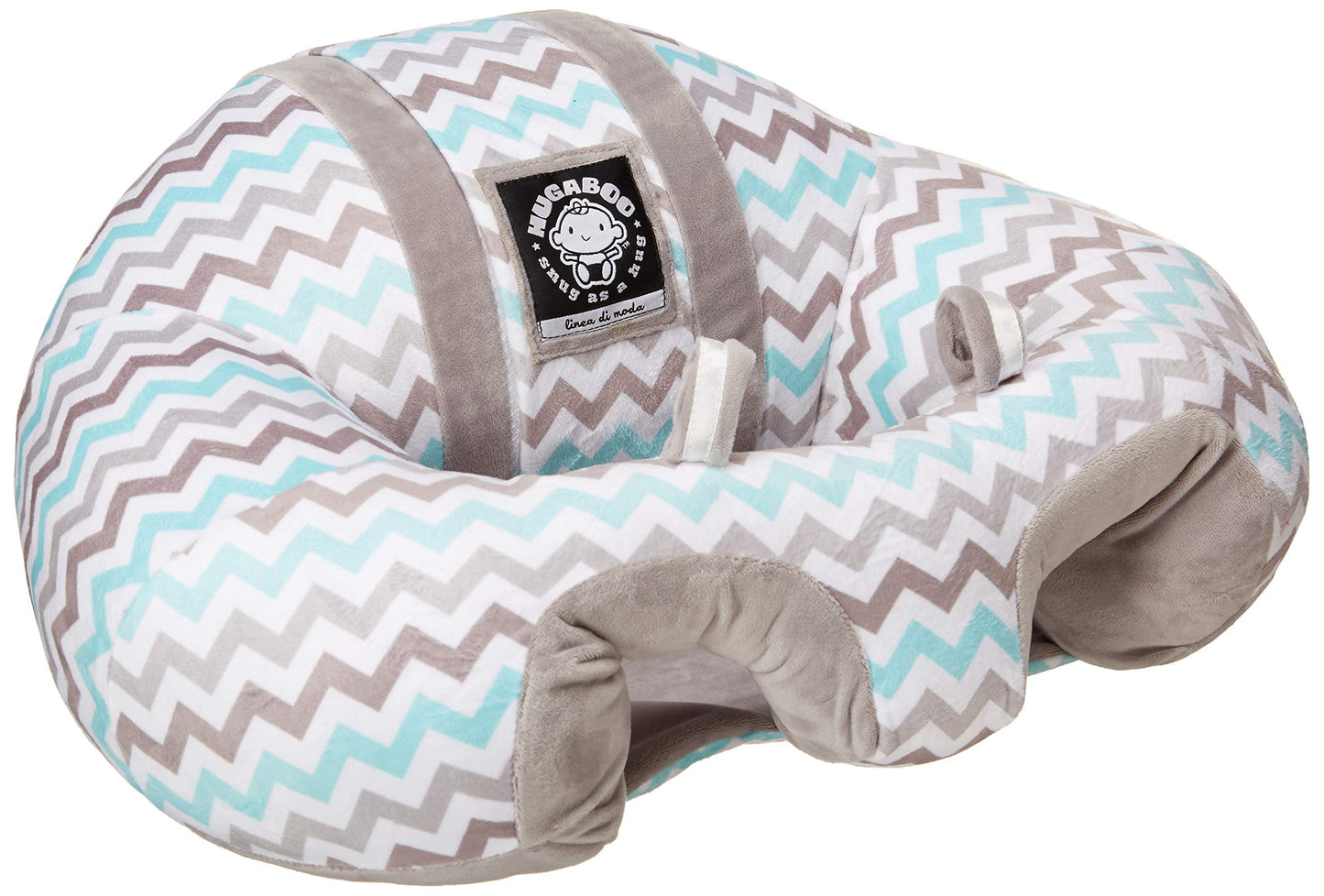 The Original Hugaboo Infant Sitting Chair - Blue Chevron , 3-10 Month