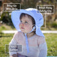 Jan & Jul Floppy Sun-Hat For Toddler Girls Adjustable, 50+ Upf (L: 2-5 Years, Strawberry)