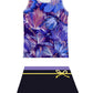Proallo Girls Bathing Suits Two Piece Vest Style Swimsuit With Boyshort Tankini Swimwear