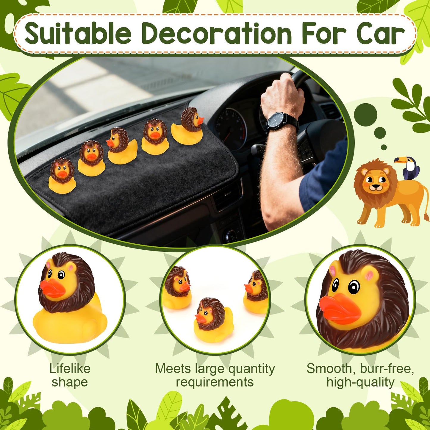 Jexine 24 Pieces Rubber Ducks 4 Styles Assorted Rubber Fun and Adorable Gifts Birthday Party Supplies Bathtub Floating Ducking R