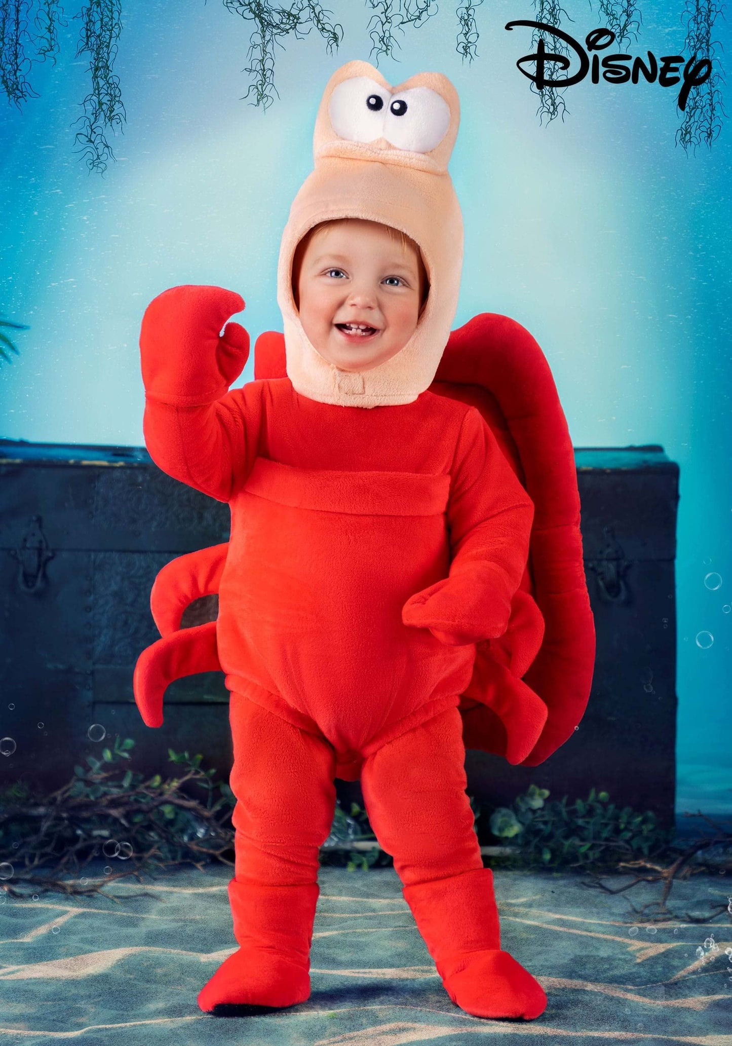 Fun Costumes Disney The Little Mermaid Sebastian For Infants, For Cosplay, Halloween, Beach Party, & Couples Dress Up 6/9 Months