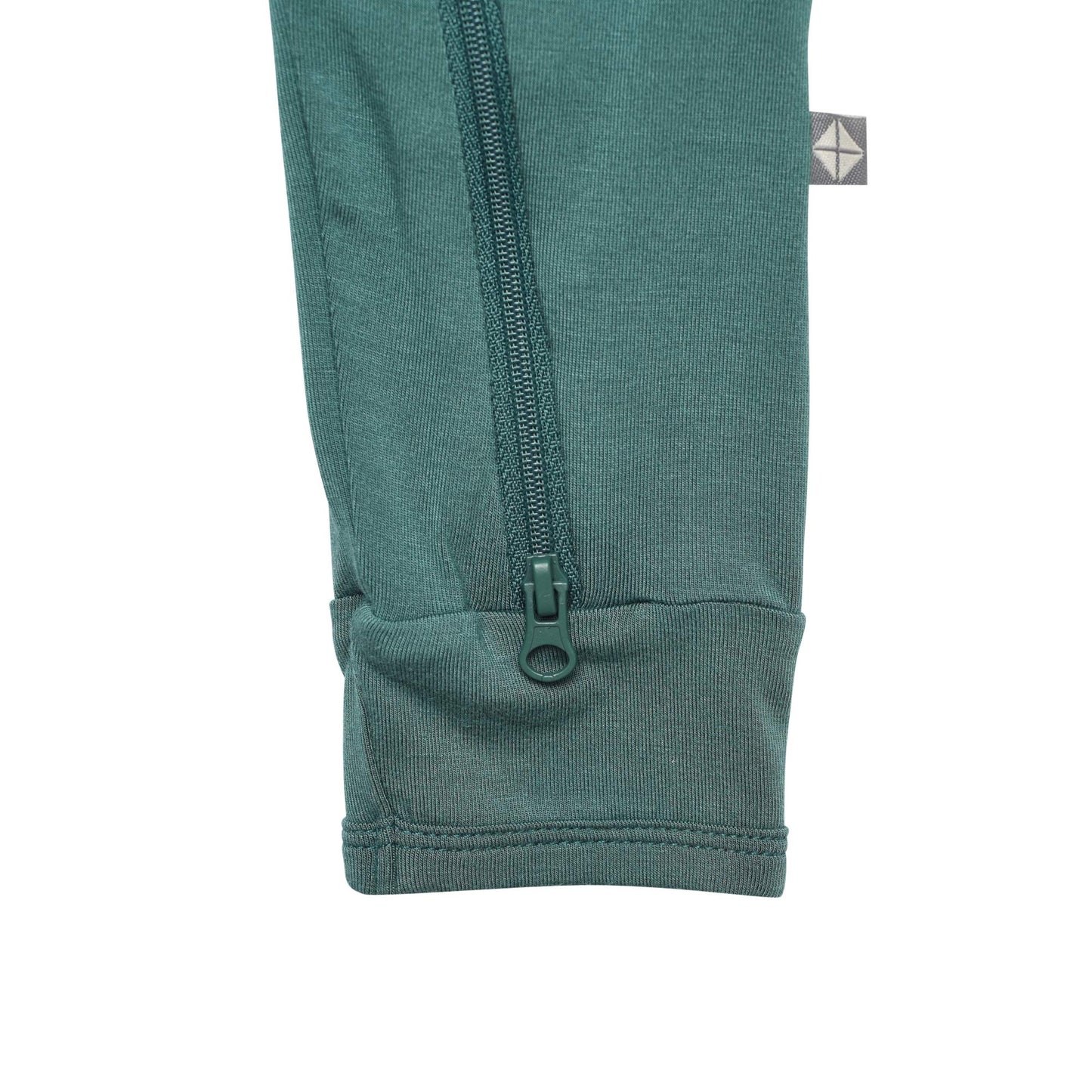 Kyte Baby Unisex Rayon Made From Bamboo Zippered Rompers (12-18 Months, Emerald)