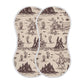 Mazeann Western American Cowboy Burp Cloths Baby Boys Girls Absorbent Soft Cotton Burping Cloths Rags 2 Pack