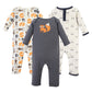 Hudson Baby Baby Girls Cotton Coverall, Forest, 18-24 Months Us