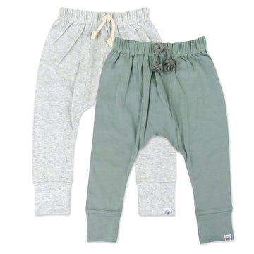 Honestbaby Multipack Honest Pants Joggers Pull On 100% Organic Cotton For Infant Baby And Toddler, Boys, Girls, Unisex, Morning