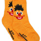 Sesame Street Elmo Baby Toddler Boys Girls 6 Pack Crew Socks With Grippers (4-5T, Multicolor)