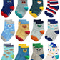 Trendy Dukaan Unique Ideas Baby BoyS Cotton Socks  Pack Of 4 (Multicolour)