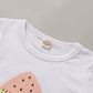 Goodplayer Toddler Baby Girls Summer Clothes Set Kids Watermelon Print T-Shirt Short Sets Outfits For 1-4 Years Old (18-24 Month