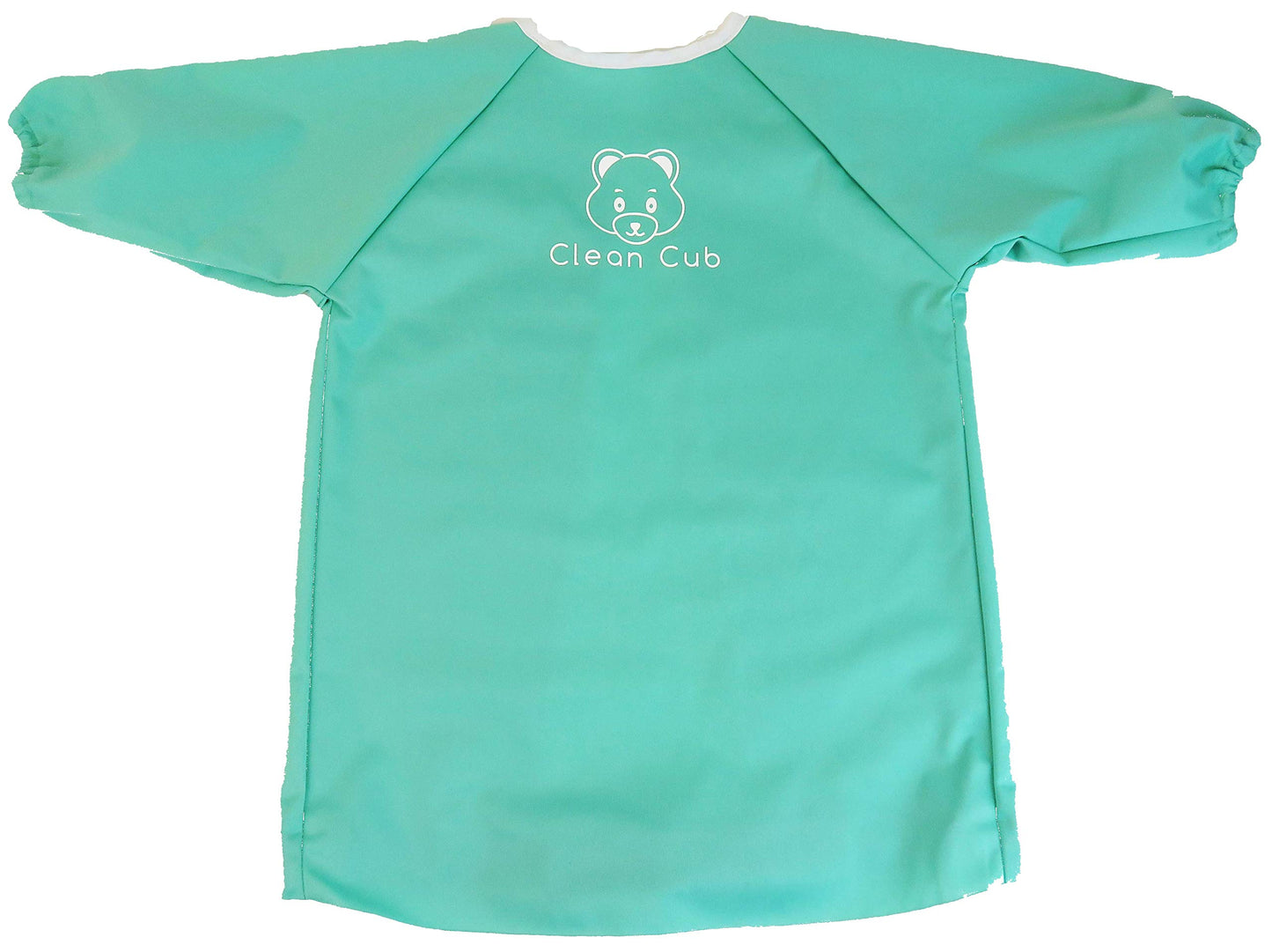 Clean Cub 12 Months+ Baby Led Weaning Blw Long Sleeve Apron Bib With Suction Cups For Infant And Toddlers - Waterproof & Washabl