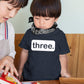 3Rd Birthday Shirt Boy Third Outfit 3 Year Old Toddler Gift Baby Tshirt Party Shirts (Charcoal Black, 2 Years)