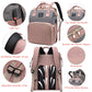 Afdlldqm Diaper Bag Backpack, Multifunctional Baby Diaper Bag, Diaper Changing Station For Boys Girls, Large Capacity Travel Bab