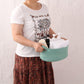 XUANGUO Small Woven Basket Cute Oval Cotton Rope Baby Gifts Baskets with Handle Empty Wicker Storage Baskets For Kids Cat Dog To