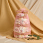 The Honest Company Diaper Cake | Clean Conscious Diapers, Baby Personal Care, Plant-Based Wipes | Rose Blossom | Regular, Size 1