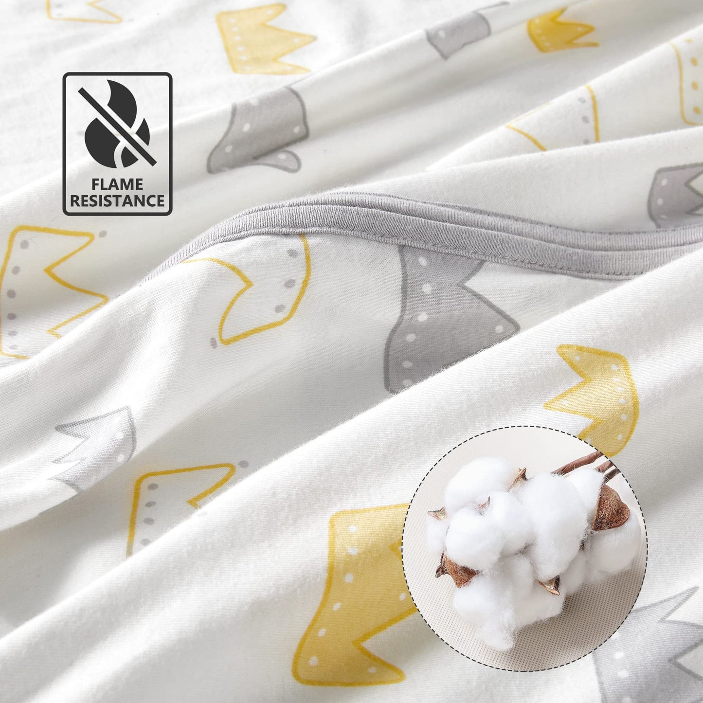TILLYOU 2 Pack Baby Sleep Sack 6-12 Months 100% Cotton Wearable Blanket 0.5 TOG Sleeveless Summer Sleep Sacks with 2-Way Zipper,
