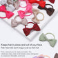 Jollybows 100Pcs 2 Inches Baby Girls Hair Bows Ties Mini Boutique Elastic Hair Rubber Ribbon Hair Band Accessories For Kids Todd