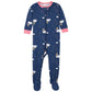 Gerber Baby Girls' 4-Pack Footed Pajamas, Dreams Rainbows Pink, 12 Months