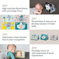 Tummy Time Toys High Contrast Baby Book. Fun, Interactive Crinkle Books for Babies with Baby Tummy Time Mirror & Soft Koala Teet