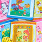 Quarya Cotton Face Towels for Newborn Baby Kids Soft Hankies Small Printed Cartoon Handkerchief Reusable Napkins for Infants Tod